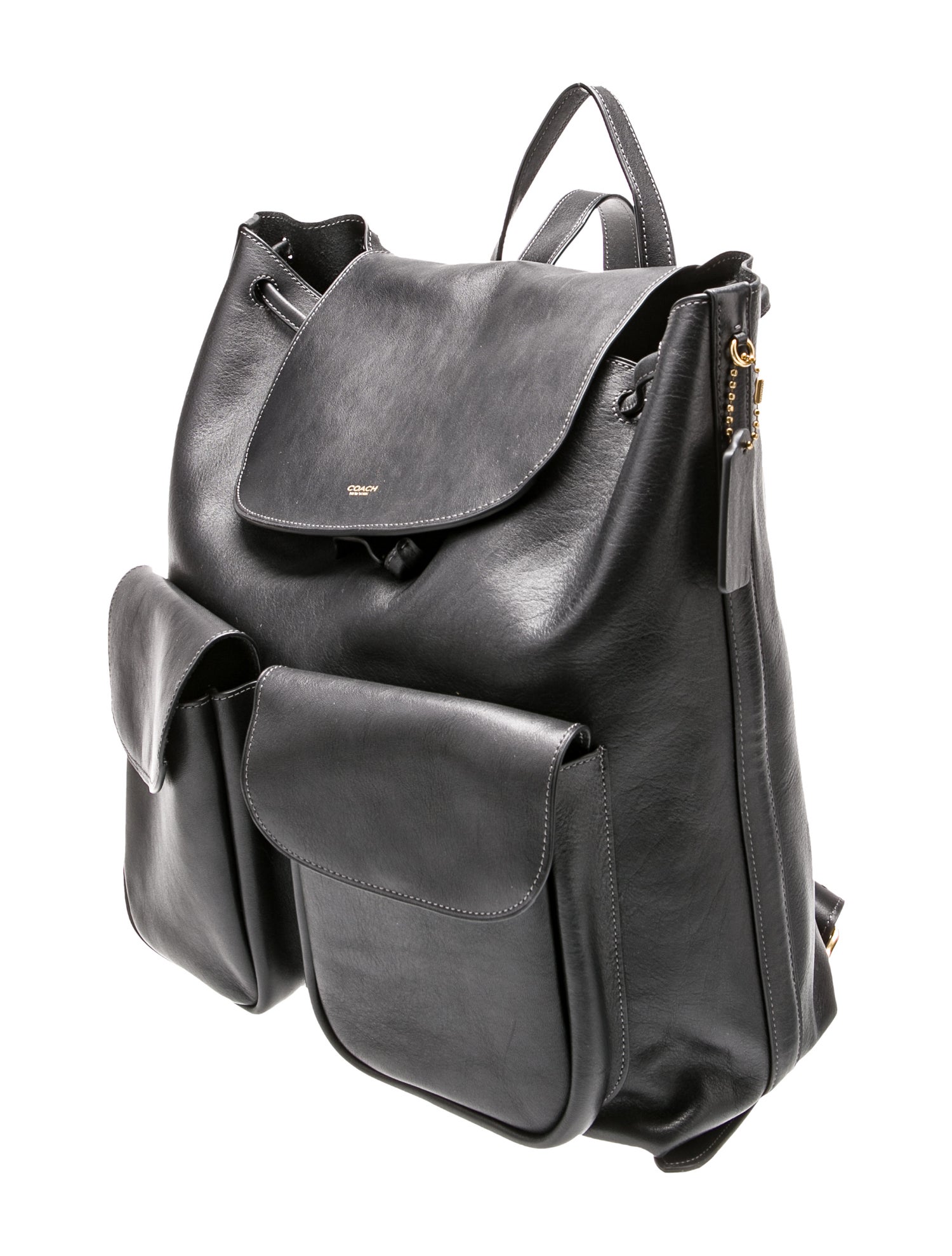 Coach Leather Backpack